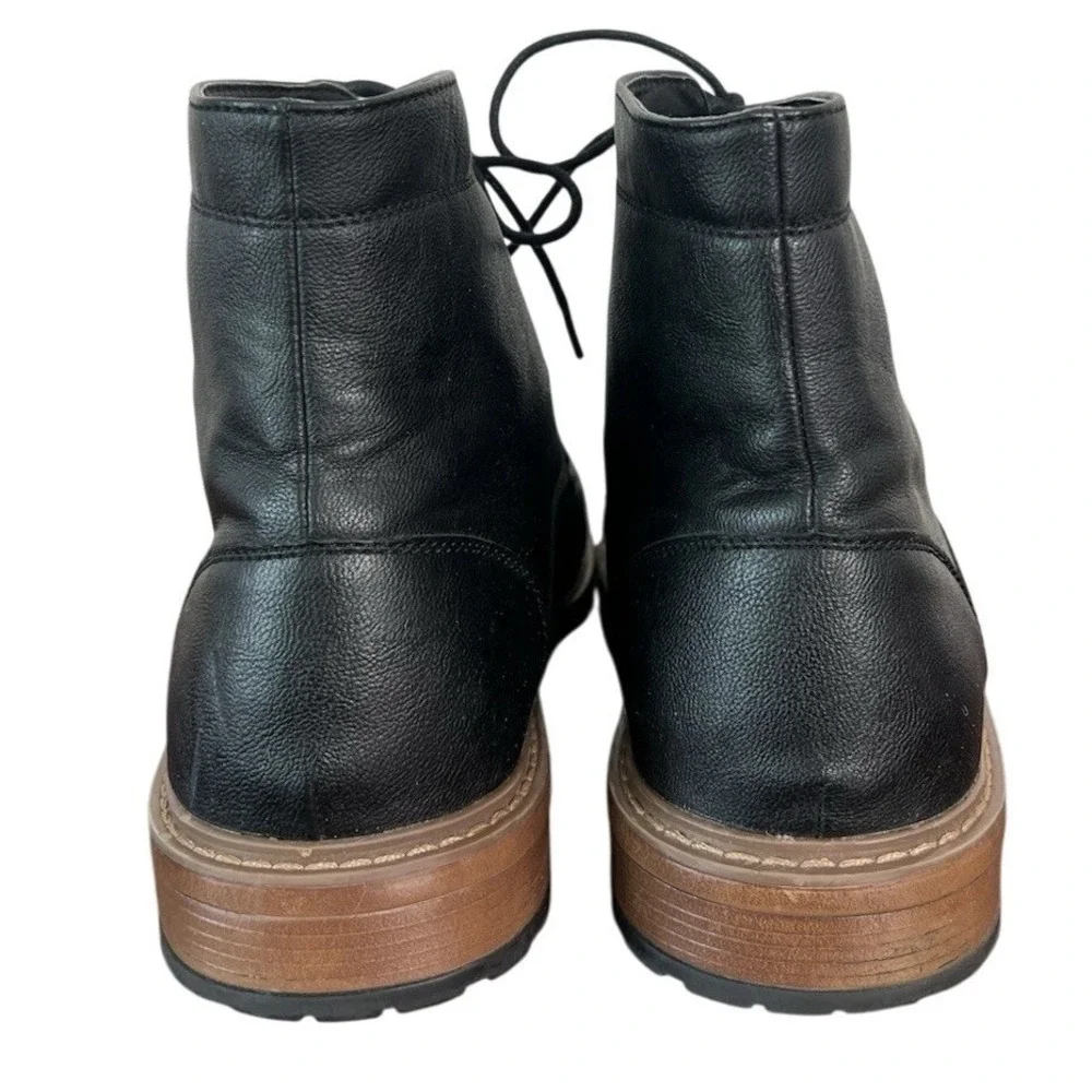 Perry Ellis America Mens Gunner Black Lace Up Combat Boots Size 11 PPFST14120A-2